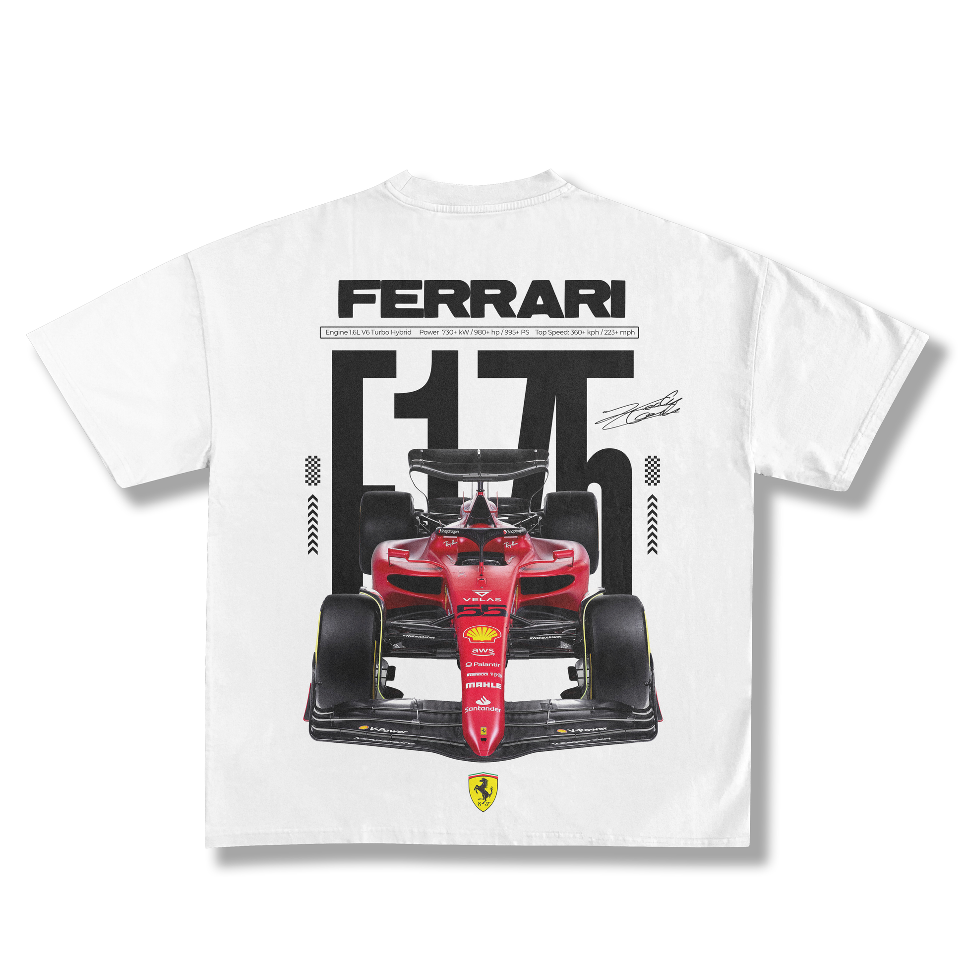 Ferrari F1-75 oversized Tee