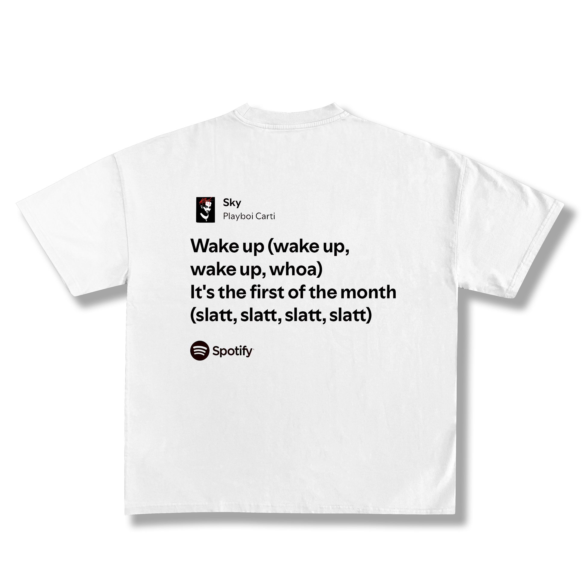 Play Boi Carti- Sky Oversized Tee