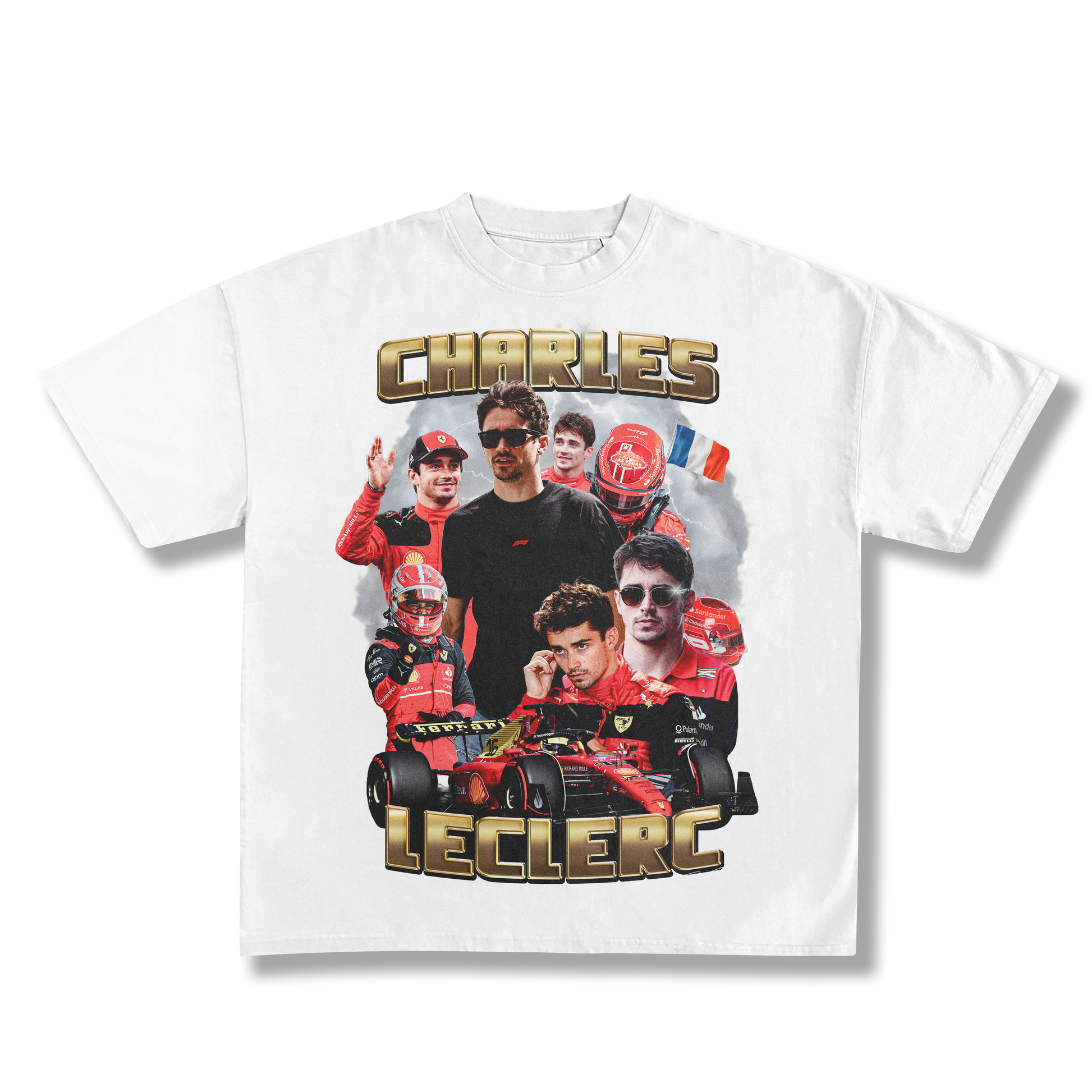 Charles Leclerc Ferrari F1 Oversized Tee