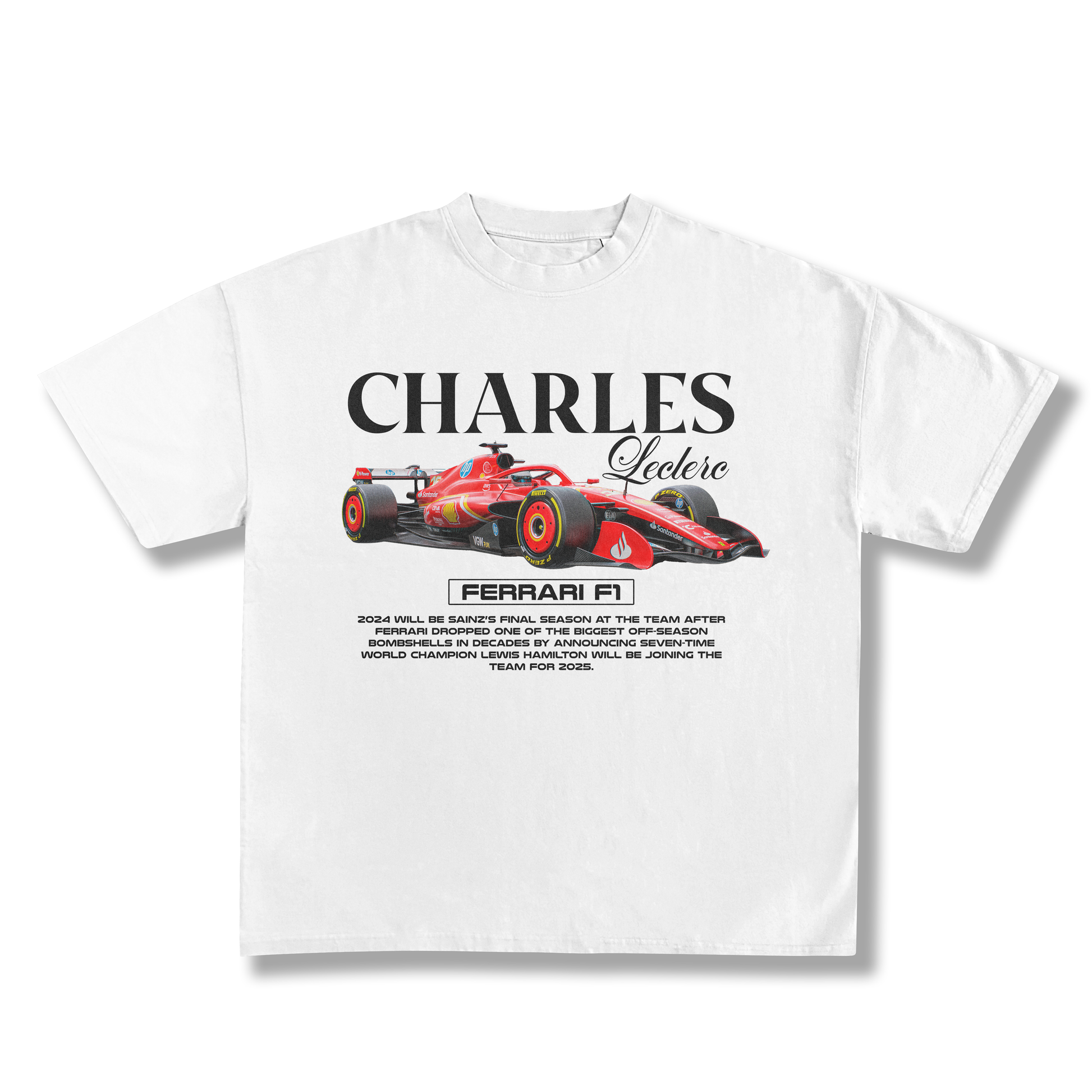 F1 Charles Leclerc oversized tee