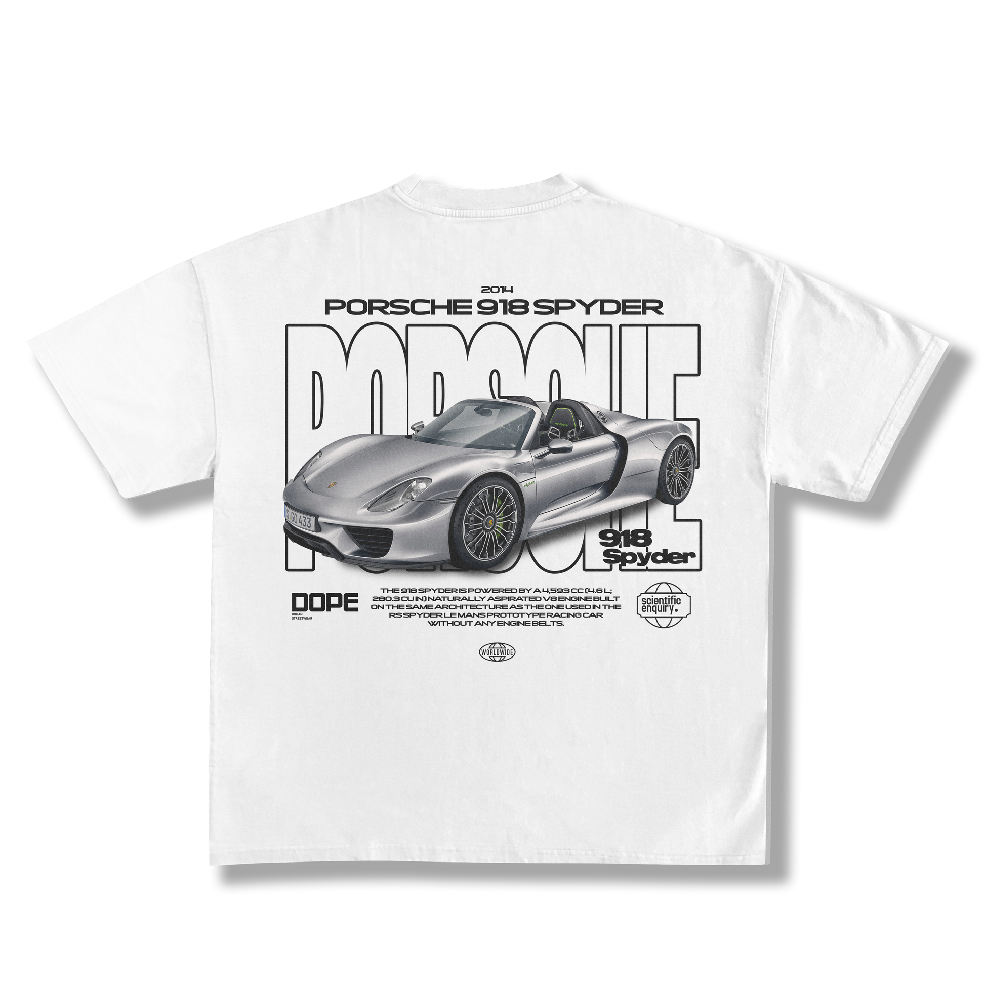 Porsche 918 Spyder Oversized Tee