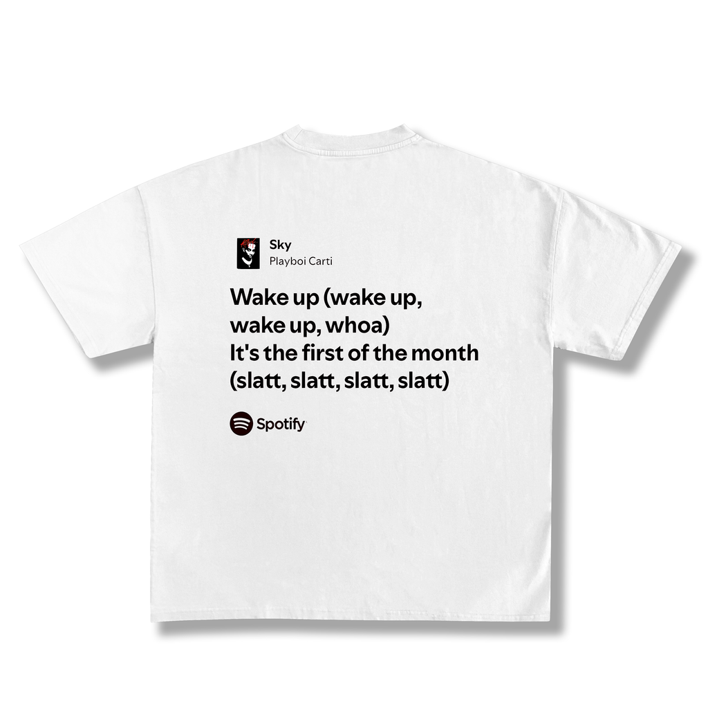 Play Boi Carti- Sky Oversized Tee