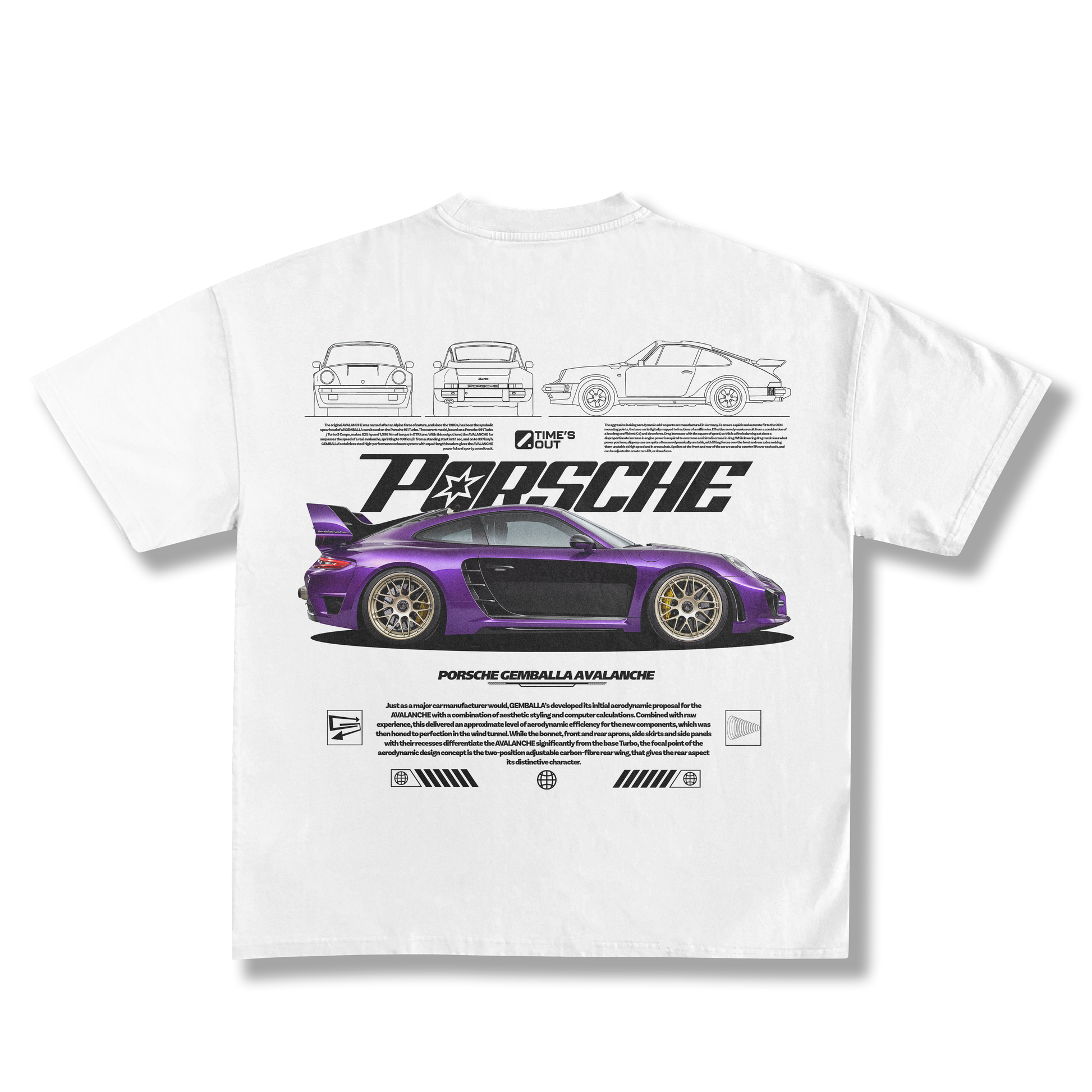 Porsche Gemballa Avalanche Oversized Tee