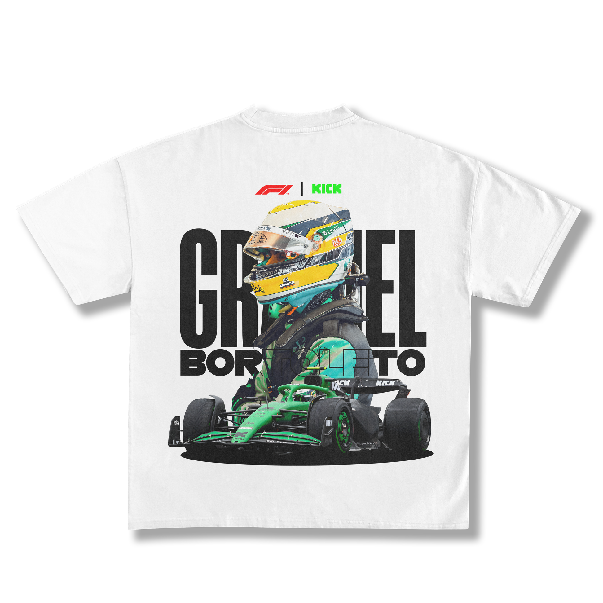 Kick GRAVEL Formula 1 Racing Oversized Tee