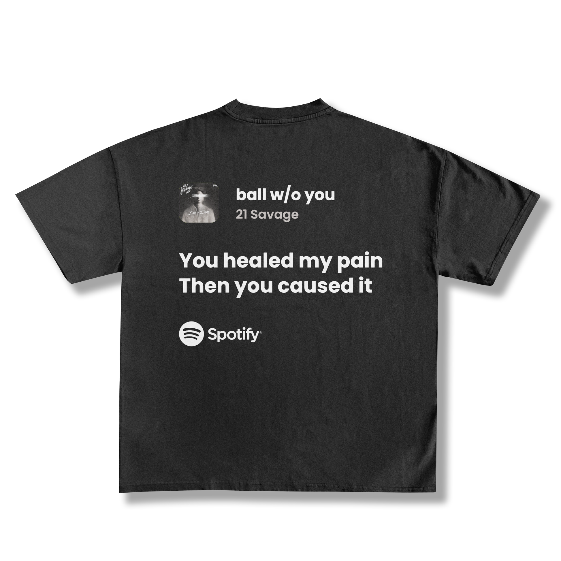 21 Savage “Ball w/o You” Oversized Tee