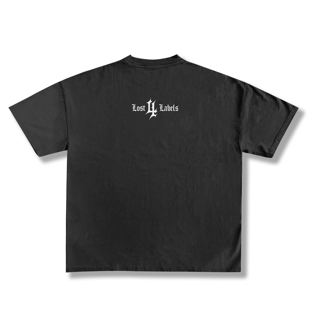 Locally Hated Black Oversized Tee
