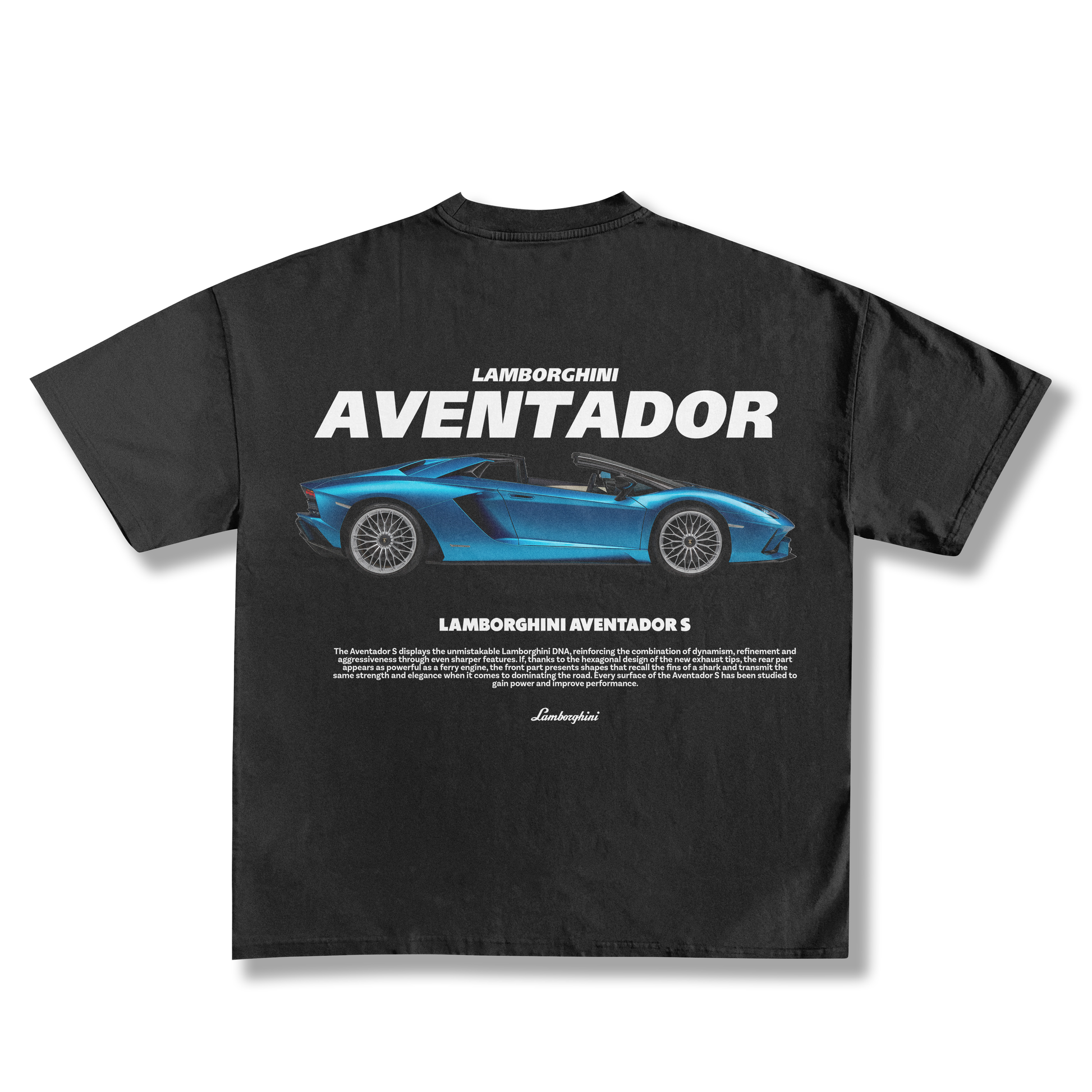 Lamborghini Aventador S Rear Oversized Tee