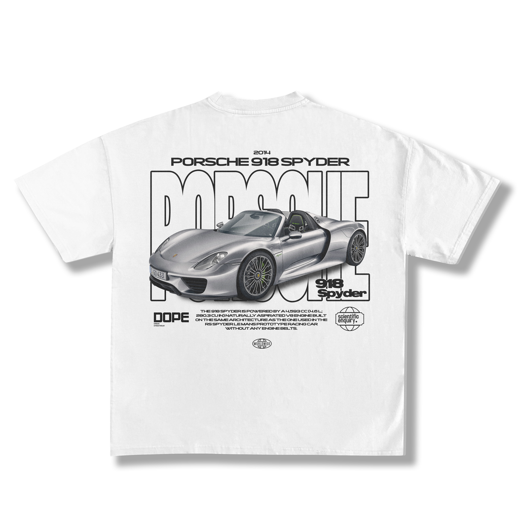 Porsche 918 Spyder Oversized Tee
